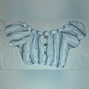Striped Crop Top